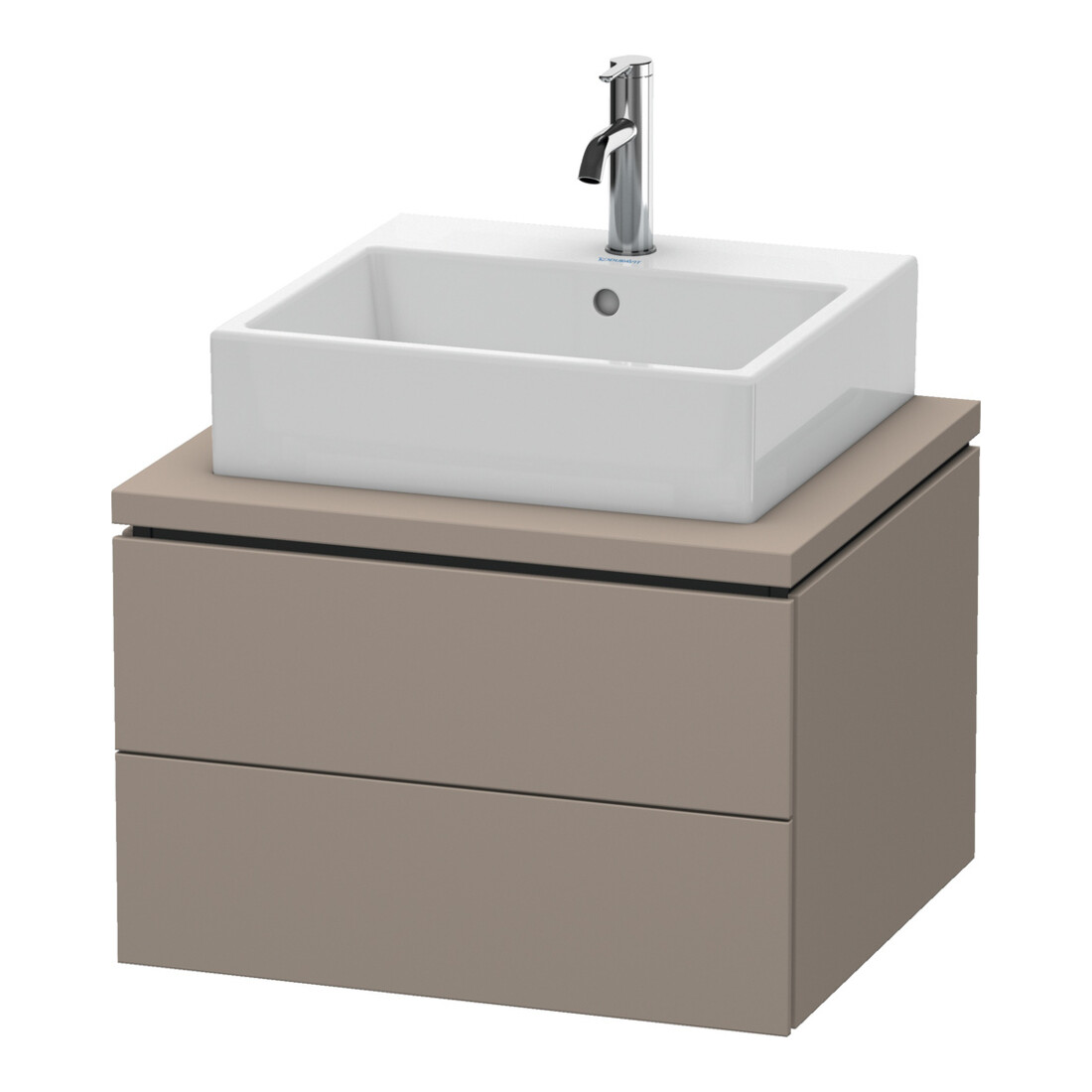 Duravit Waschtischunterschrank L-Cube 62x54,7cm, bas. ma, f Kons, 2 Schub.