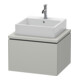 Duravit Waschtischunterschrank L-Cube 62x54,7cm, betongr ma, f Kons, 1 Auszug-1