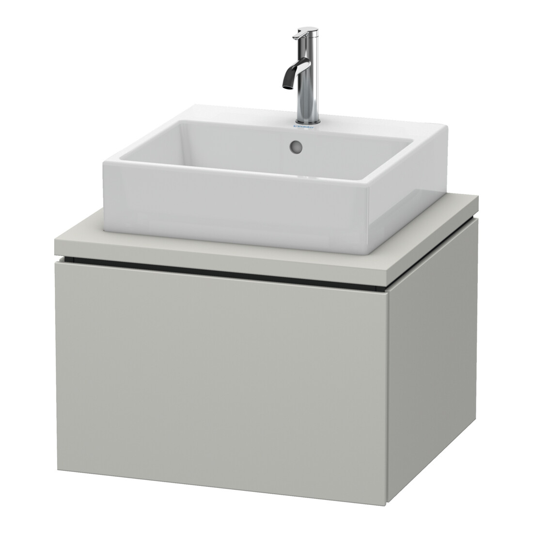 Duravit Waschtischunterschrank L-Cube 62x54,7cm, betongr ma, f Kons, 1 Auszug