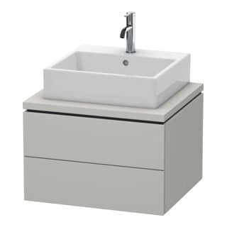 Duravit Waschtischunterschrank L-Cube 62x54,7cm, betongr ma, f Kons, 2 Schub.