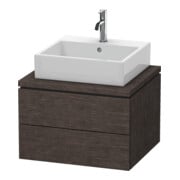 Duravit Waschtischunterschrank L-Cube 62x54,7cm, E dkl. geb., f Kons, 2 Schub.-1