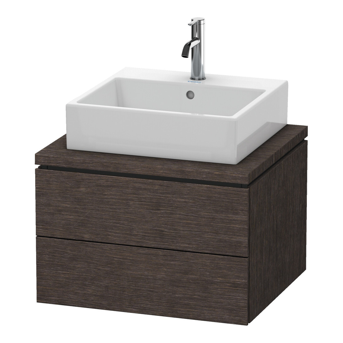 Duravit Waschtischunterschrank L-Cube 62x54,7cm, E dkl. geb., f Kons, 2 Schub.