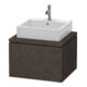 Duravit Waschtischunterschrank L-Cube 62x54,7cm, Ei dkl. geb., f Kons, 1 Ausz.-1