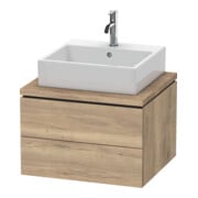 Duravit Waschtischunterschrank L-Cube 62x54,7cm, Ei marm., f Kons, 2 Schub.