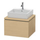 Duravit Waschtischunterschrank L-Cube 62x54,7cm, Ei Nat, für Konsole, 1Auszug-1