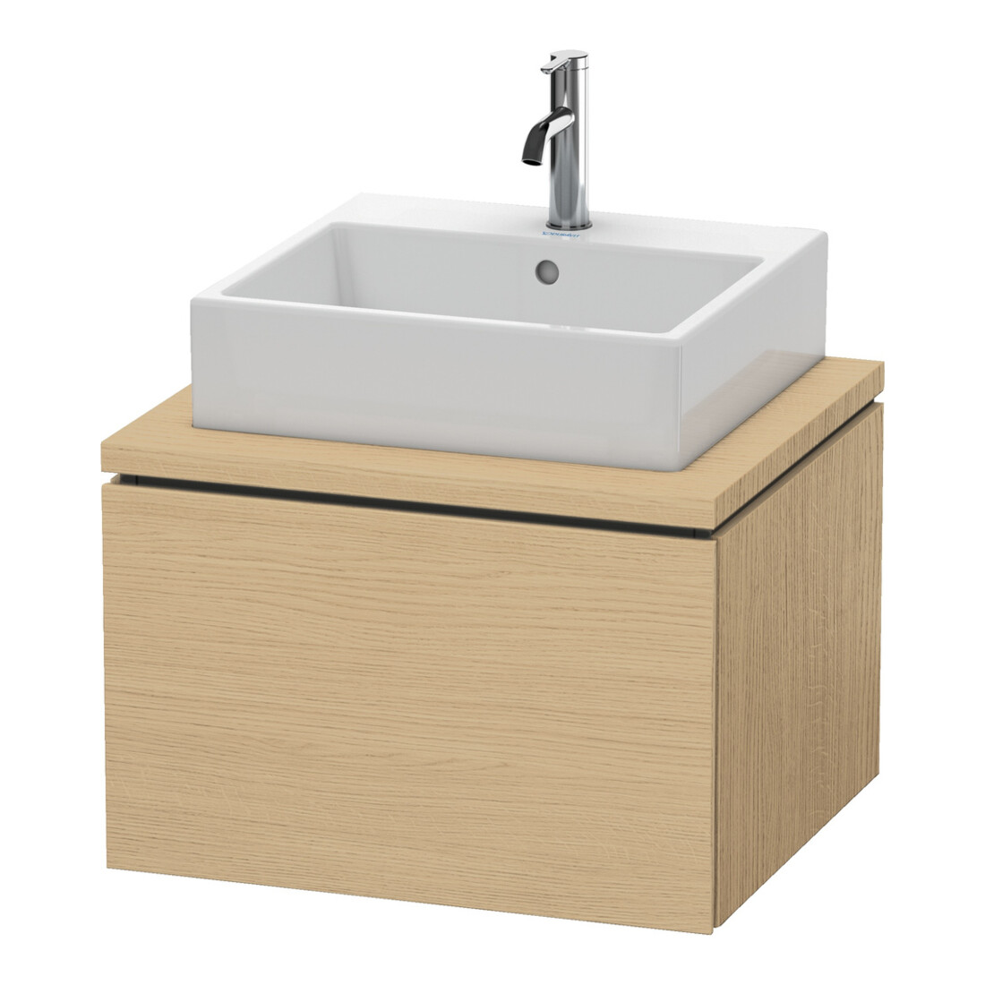 Duravit Waschtischunterschrank L-Cube 62x54,7cm, Ei Nat, für Konsole, 1Auszug