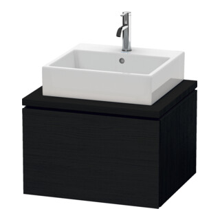 Duravit Waschtischunterschrank L-Cube 62x54,7cm, Ei sw, für Konsole, 1Auszug