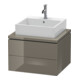 Duravit Waschtischunterschrank L-Cube 62x54,7cm, f Gr hgl, f Kons, 2 Schub.-1
