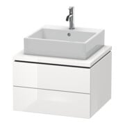 Duravit Waschtischunterschrank L-Cube 62x54,7cm, f Gr hgl, f Kons, 2 Schub.-5