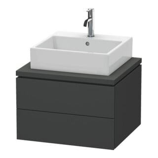 Duravit Waschtischunterschrank L-Cube 62x54,7cm, graph ma, f Kons, 2 Schub.