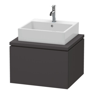 Duravit Waschtischunterschrank L-Cube 62x54,7cm, graph matt, f Kons, 1 Auszug