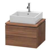 Duravit Waschtischunterschrank L-Cube 62x54,7cm, Nussb Nat, f Kons, 2 Schub.