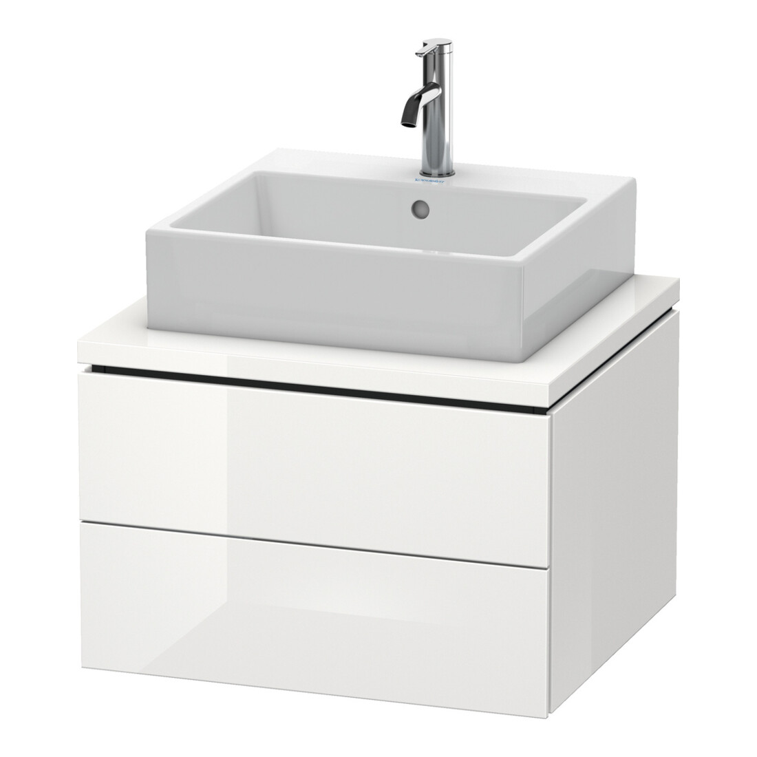 Duravit Waschtischunterschrank L-Cube 62x54,7cm, we. hgl, f Kons, 2 Schub.