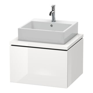 Duravit Waschtischunterschrank L-Cube 62x54,7cm, we. hgl, f Konsole, 1 Auszug