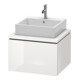 Duravit Waschtischunterschrank L-Cube 62x54,7cm, we. hgl, f Konsole, 1 Auszug-1