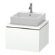 Duravit Waschtischunterschrank L-Cube 62x54,7cm, we. ma, für Konsole, 1 Auszug-1