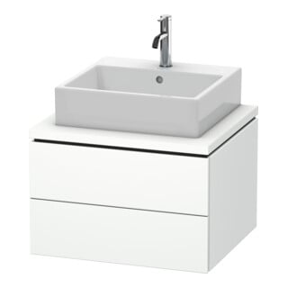 Duravit Waschtischunterschrank L-Cube 62x54,7cm, we. matt, f Kons, 2 Schub.