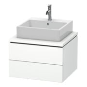 Duravit Waschtischunterschrank L-Cube 62x54,7cm, we. matt, f Kons, 2 Schub.