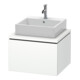 Duravit Waschtischunterschrank L-Cube 62x54,7cm, we. matt, f Konsole, 1 Auszug-1