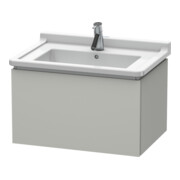 Duravit Waschtischunterschrank L-Cube 67x46,9cm, betongr ma, 1 Ausz., wandhängend