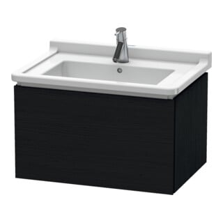Duravit Waschtischunterschrank L-Cube 67x46,9cm, Ei sw, 1 Auszug, wandhängend