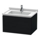 Duravit Waschtischunterschrank L-Cube 67x46,9cm, Ei sw, 1 Auszug, wandhängend-1