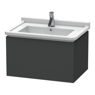 Duravit Waschtischunterschrank L-Cube 67x46,9cm, graph ma, 1 Ausz., wandhängend