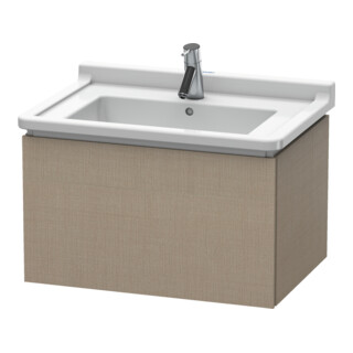 Duravit Waschtischunterschrank L-Cube 67x46,9cm, leinen, 1 Auszug, wandhängend