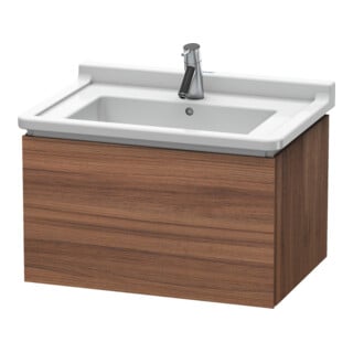 Duravit Waschtischunterschrank L-Cube 67x46,9cm, Nussb Nat, 1 Ausz., wandhängend