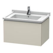 Duravit Waschtischunterschrank L-Cube 67x46,9cm, Tau ma, 1 Auszug, wandhängend-1