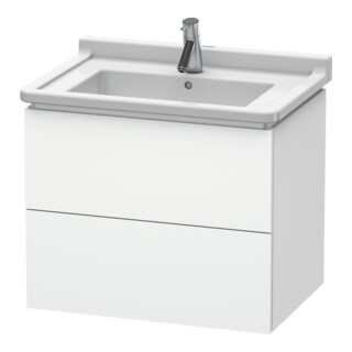 Duravit Waschtischunterschrank L-Cube 67x46,9cm, we. ma, 2 Schub., wandhängend