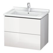 Duravit Waschtischunterschrank L-Cube 67x46,9cm, we. matt, 2 Schub., wandhängend-3