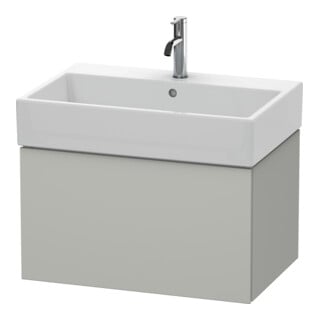Duravit Waschtischunterschrank L-Cube 68,4x45,9cm, betongr ma, 1 Ausz., wandhängend