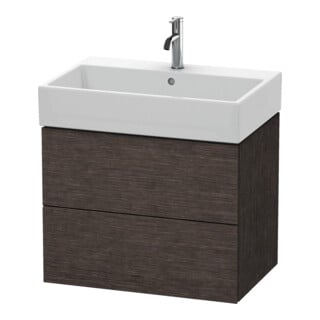 Duravit Waschtischunterschrank L-Cube 68,4x45,9cm, E d geb., 2 Schub., wandhängend