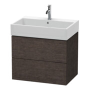 Duravit Waschtischunterschrank L-Cube 68,4x45,9cm, E d geb., 2 Schub., wandhängend