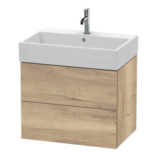 Duravit Waschtischunterschrank L-Cube 68,4x45,9cm, Ei marm., 2 Schub., wandhängend