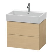 Duravit Waschtischunterschrank L-Cube 68,4x45,9cm, Ei Nat, 2 Schubk., wandhängend