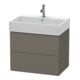 Duravit Waschtischunterschrank L-Cube 68,4x45,9cm, f G s-matt, 2 Schub., wandhängend-1
