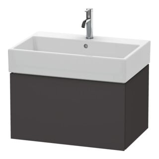 Duravit Waschtischunterschrank L-Cube 68,4x45,9cm, graph matt, 1 Ausz., wandhängend
