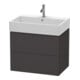 Duravit Waschtischunterschrank L-Cube 68,4x45,9cm, graph matt, 2 Schub., wandhängend-1