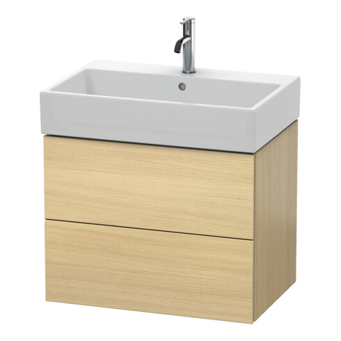Duravit Waschtischunterschrank L-Cube 68,4x45,9cm, med. Ei, 2 Schub., wandhängend