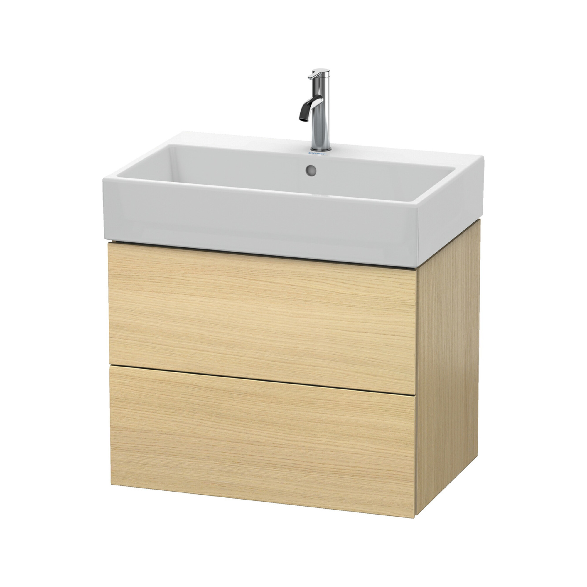 Duravit Waschtischunterschrank L-Cube 68,4x45,9cm, med. Ei, 2 Schub., wandhängend