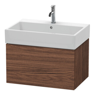 Duravit Waschtischunterschrank L-Cube 68,4x45,9cm, Nussb dkl., 1 Ausz., wandhängend