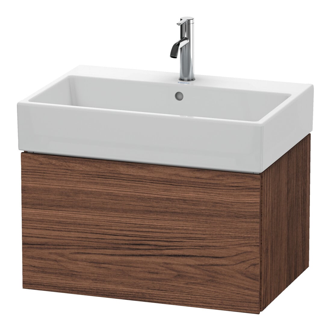 Duravit Waschtischunterschrank L-Cube 68,4x45,9cm, Nussb dkl., 1 Ausz., wandhängend