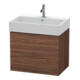 Duravit Waschtischunterschrank L-Cube 68,4x45,9cm, Nussb dkl., 2 Schub., wandhängend-1