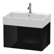 Duravit Waschtischunterschrank L-Cube 68,4x45,9cm, sw hgl, 1 Ausz., wandhängend