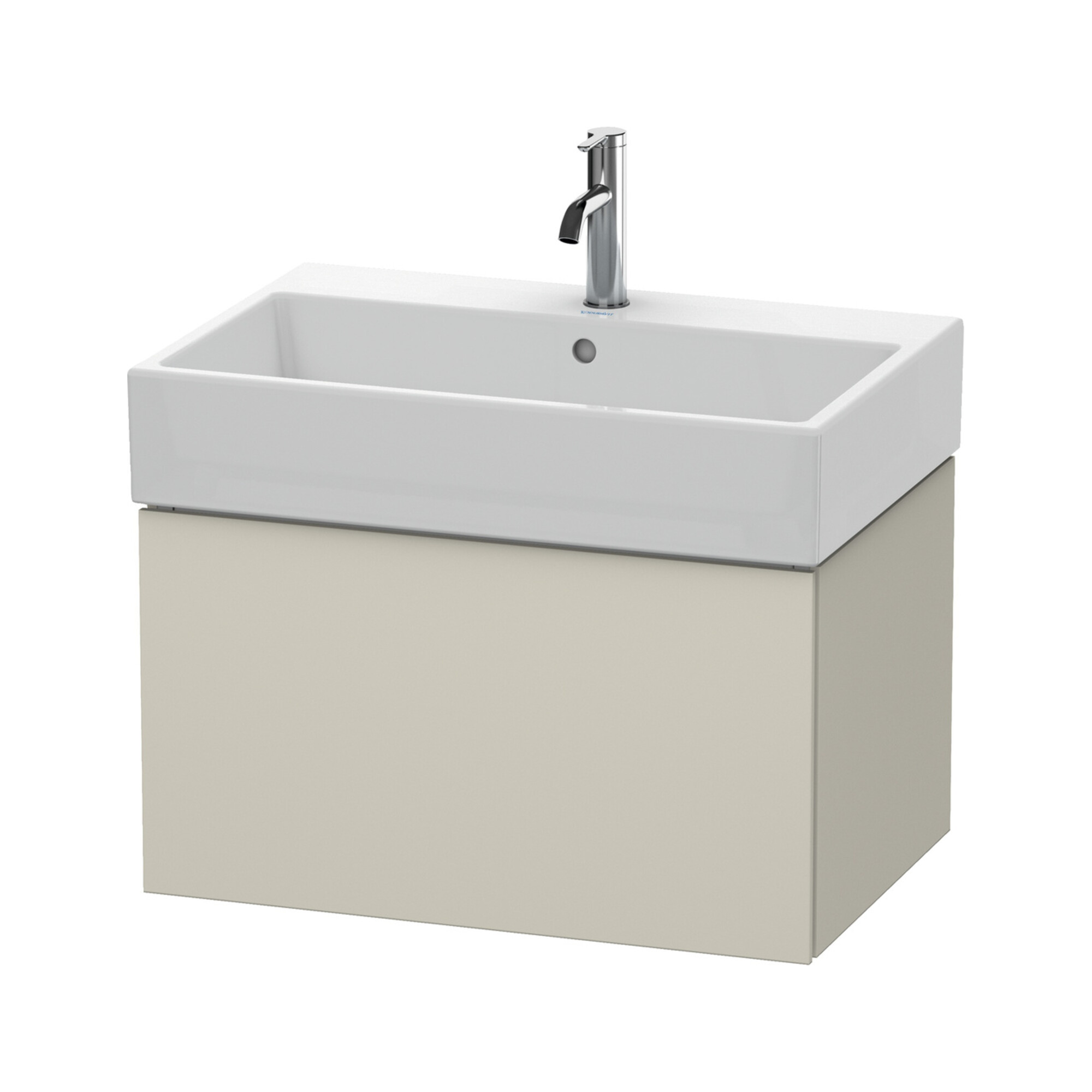 Duravit Waschtischunterschrank L-Cube 68,4x45,9cm, Tau ma, 1 Ausz., wandhängend