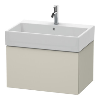 Duravit Waschtischunterschrank L-Cube 68,4x45,9cm, Tau matt, 1 Ausz., wandhängend