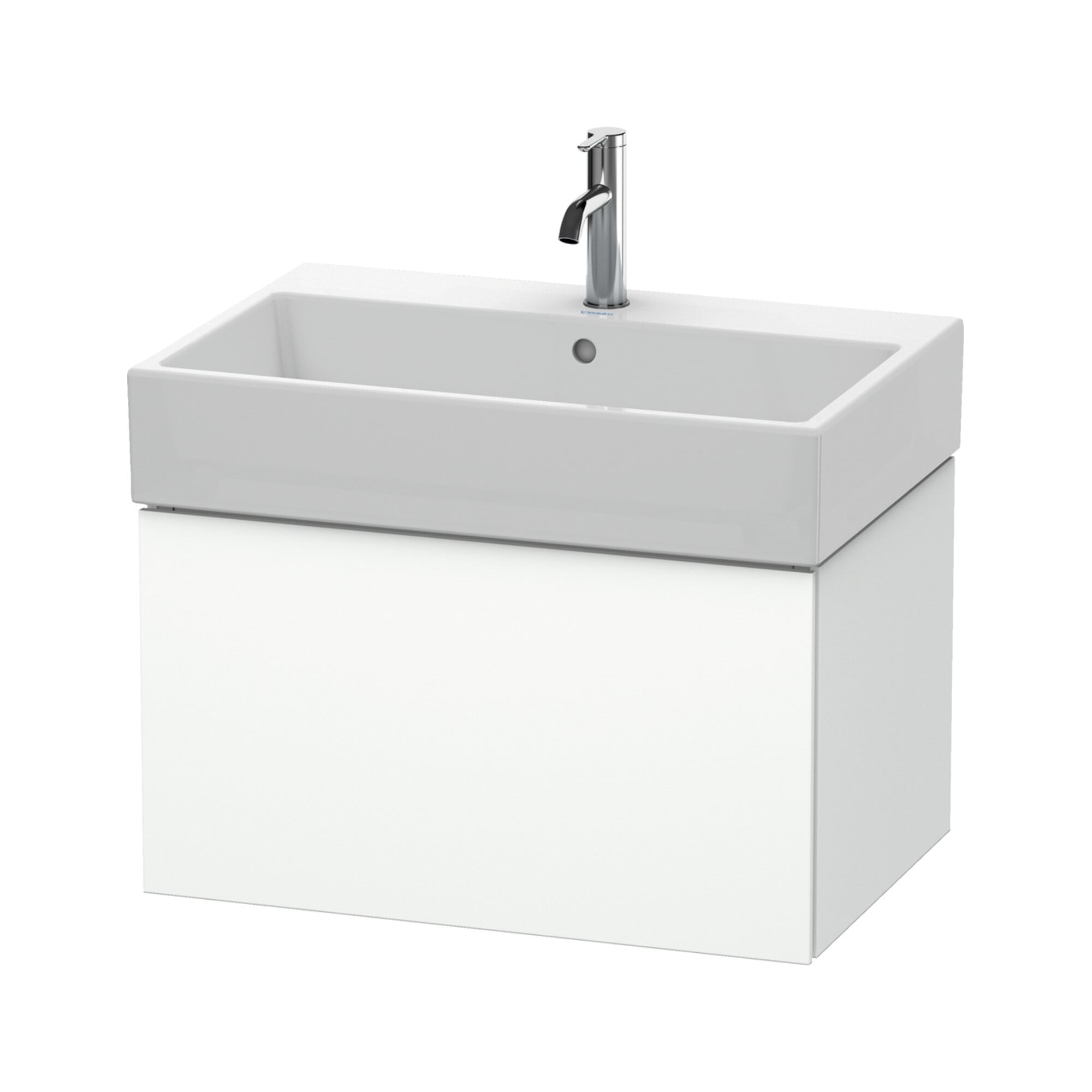 Duravit Waschtischunterschrank L-Cube 68,4x45,9cm, we. ma, 1 Ausz., wandhängend