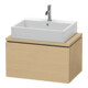 Duravit Waschtischunterschrank L-Cube 72x47,7cm, Ei Nat, für Konsole, 1 Auszug-1